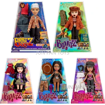 Original Bratz Fashion Doll 2 Apranga Plakatas Meygan Dylan KUMI Nevra Kiana mergaičių gimtadienio dovana Riboto leidimo kolekciniai žaislai
