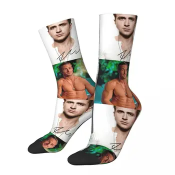 Jaukios moteriškos vyriškos kojinės Ryano Goslingo koliažo aksesuarai Super minkšti aktorių filmai Aukštos kokybės kojinės visą sezoną
