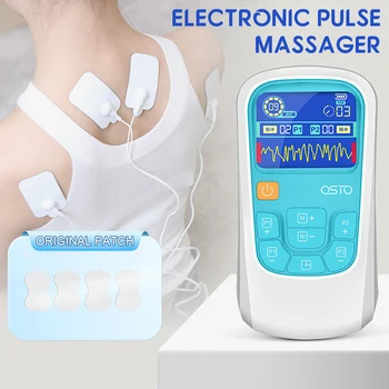 Nešiojamas impulsų masažuoklis 25 režimų elektrinis akupunktūros kūno masažas Multifuntion išmanusis elektroterapijos pagalvėlės raumenų skausmo malšinimo įrankis