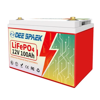 12V LiFePO4 baterija 100Ah, ličio baterijos su atnaujintu 100A BMS, 7000+ įkraunami giluminiai ciklai jūrams, kemperiui, RV ir kt
