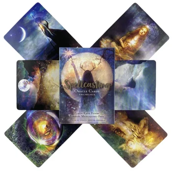 The Spell Oracle Cards Board Games For Divination Fate Taro Party Full English Edition Table Deck