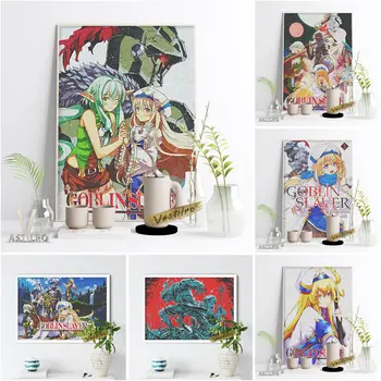 Goblin Slayer Magic Dark Cartoon Manga Plakatas Japonija Anime Print Art Canvas Painting Children Room Wall Decor Otaku Gift Idea