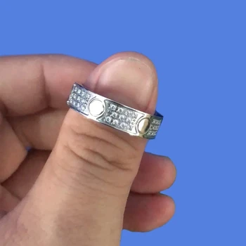 316 Nerūdijančio plieno žiedas moterims mados klasika pora aukščiausios klasės meilės žiedas pokylio pageidaujamas žiedas Valentino dienos dovana
