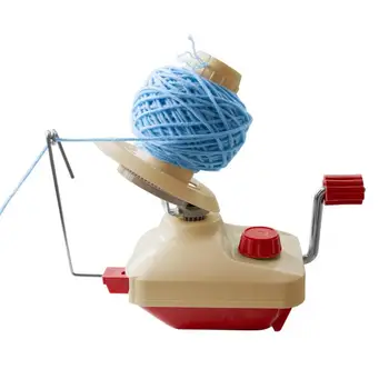 Vyniojimo mašina Buitinė rankinė vilnos verpalų vyniotuvas Nešiojama verpimo įranga nėrimui Žaislai Pirštinės kepurės Šalikai Megztiniai
