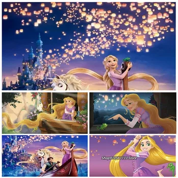 Pasidaryk pats deimantų tapyba Disney animacinis filmas Rapunzel Princess Stitch Kit Full Square/Round Siuvinėjimo mozaika Namų dekoro dovana DSN529
