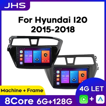 Android Automobilinis radijas Hyundai i20 2015-2018 Multimedia stereo video grotuvas Belaidis Carplay Auto GPS navigacija 2DIN DVD