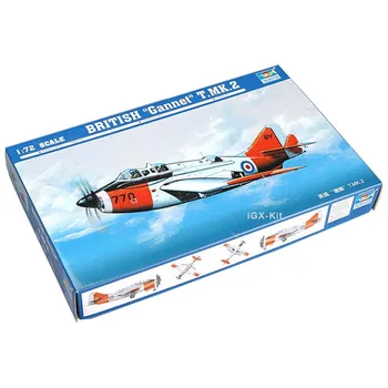 Trumpeter 01630 1/72 British Fairey Gannet T MK 2 Anti-Submarine Aircraft Military Plastic Assembly Model Toy Building Kit