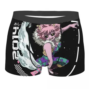 Pinky Mina Ashido Vyriški apatiniai drabužiai Mano herojus Academia estetinis anime dizainas Boksininko šortai Kelnaitės Vidurio juosmens apatinės kelnaitės homme