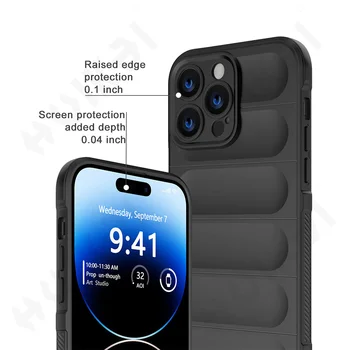 Naujo stiliaus dėklas, skirtas iPhone 14 13 12 11 Pro Max Plus SE 2022 2020 XS X 8 7 6 Plus Liquid Silicone Soft Liner Camera Protection Cov