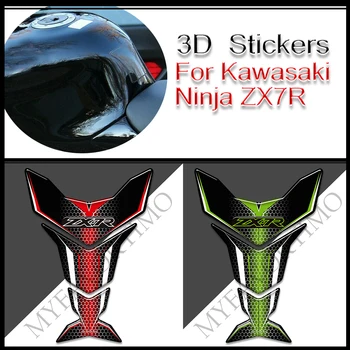 ZX-7R Motociklų lipdukai Lipdukai Emblema Logotipas Apsauga Dujų mazuto rinkinys Kelio bako padas Kawasaki Ninja ZX7R ZX 7R