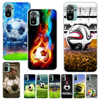 futbolo futbolo kamuolio dizainas Spausdinti minkštas dėklas Xiaomi Redmi Pastaba 12S 11S 12 11T 10S Telefono apvalkalas 9S 8T 11 10 9 8 11E Pro Plus 7