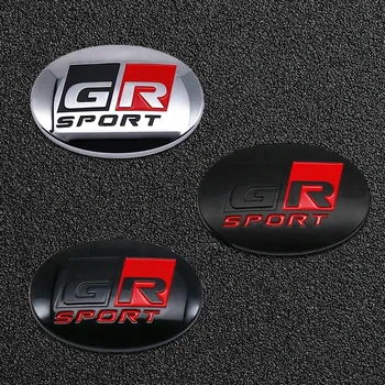 Automobilio vairo logotipas Emblema Viršelio lipdukas Toyota GR Sport Gazoo Racing C-HR RAV4 Mirai Avensis Prado automobilių aksesuarai