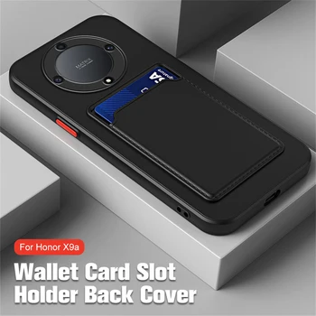 Colors Wallet Card Slot Soft Silicone Case Cover For Honor X9a X 9a 9 a HonorX9a 5G 2023 RMO-NX1 6.67