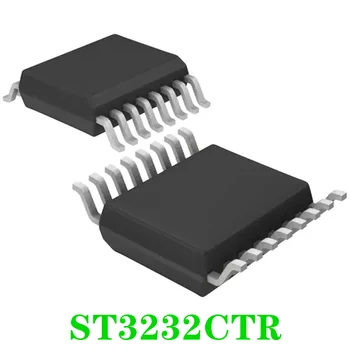 Naujas/Originalus ST3232CTR Dvigubas siųstuvas/imtuvas RS-232 16-Pin TSSOP T/R