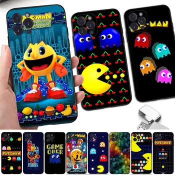 Game P-Pac-M-Man telefono dėklas, skirtas iPhone 15 8 7 6 6S Plus X SE 2020 XR XS 14 11 12 13 Mini Pro Max mobilusis dėklas