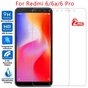 apsauginis grūdintas stiklas, skirtas Xiaomi Redmi 6A Pro A Ekrano apsauga ant KSIOMI Redmi6 Redmi6 Redmi6a A6 6Pro plėvelės Readmi Redmy Remi