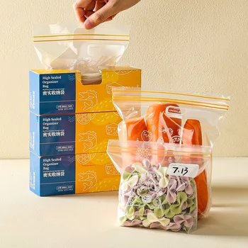 Buitinis maisto kokybės sandarus maišas virtuvinis šaldytuvas vaisių ir daržovių savaime užsidarantis maišas šaldytas tankus maišas