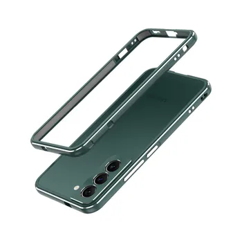 Telefono dėklas, skirtas Samsung s21 ultra Coque smūgiams atsparus metalinis buferis Aliuminio rėmo fotoaparato apsauginis dangtelis, skirtas Samsung S22 ultra