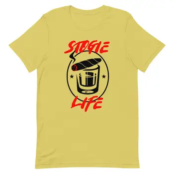 Stogie Life Cigar and Drink Unisex marškinėliai