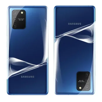 2 vnt Telefono nugaros apsauga įjungta Samsung Galaxy S10 Note 10 Lite S10e S8 S9 Plus S 8 9 minkšta hidrogelio plėvelė be apsauginio stiklo