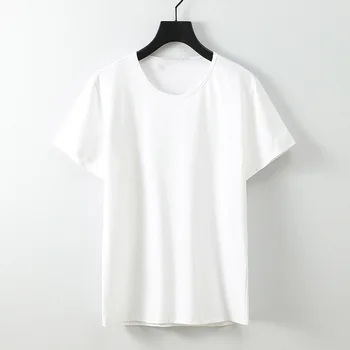 vyriški paprasti marškinėliai trumpomis rankovėmis vasaros didelio dydžio trišakiai vyriška medvilnė 8XL 10XL 11XL 12XL oversize laisvi laisvo stiliaus marškinėliai minkšti viršutiniai