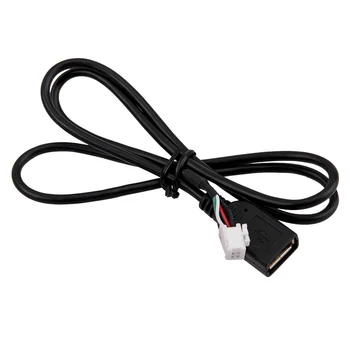 Automobilio salonas Aukštos kokybės USB kabelio adapteris Automobilinis radijas Stereo USB kabelis 4pin ir 6pin jungtis Pefect tinka jūsų originaliam automobiliui
