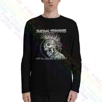 Savižudybės tendencijos Cyco Punk marškinėliai ilgomis rankovėmis marškinėliai Tee Rare Daily Classic Hot Selling