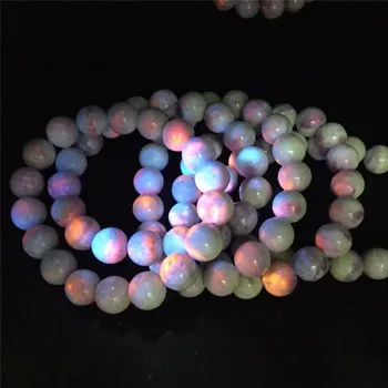Purple Sodalite Gem Stones Nature Round Beads Stretchy Bracelet Healing Crystals Apyrankės moterims Papuošalai