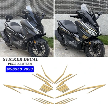 NSS350 2023 Motociklų priedai Kėbulo lipdukų dekoravimo lipdukų apsaugos rinkinys Tinka Honda NSS350 nss350 2023
