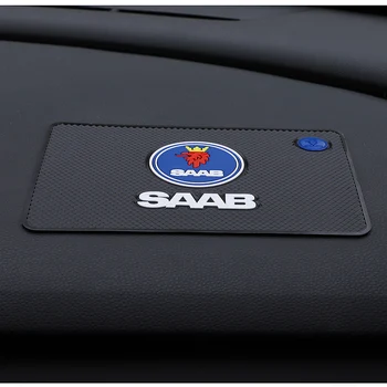 1Pcs Automobilio prietaisų skydelis Neslidus kilimėlis PVC silikoninis neslystantis padas Saab 9-3 9-5 9-7 9-X 9-3X 9-4X Turbo X