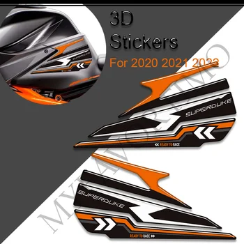 3D motociklas 1290 Super R RR 2017 2018 2019 2020 2021 2022 Bako trinkelės šoninės rankenos Dujų lipdukai Mazuto kelio apsauga