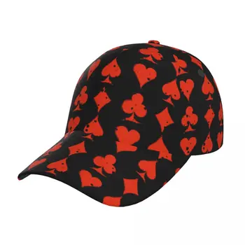 Grunge žaidimo korta lauko sportinė kepurė Beisbolo kepurė Vyrai Moterys Skydelis Gatvės hiphopo kepurės