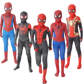 Helovinas Super herojus Kapitonas Geležinis voras 3D elastiniai kombinezonai Cosplay kostiumų vakarėlis Gimtadienio vakarėlis Įvairūs stiliai žmogui