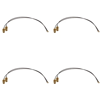 8 vnt. WLAN antenos Pigtail HIROSE U.Fl SMA dėžutės adapterio kabelis IPEX RSMA 20Cm