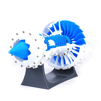 Aero Engine Turbo Fan Engine Model Air Engine Model elektrinis 3D spausdintuvas