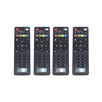 skirta MXQ MXQ-PRO T95 X96 MX9 M8 M9C H9 infraraudonųjų spindulių televizoriaus pakeitimas 4Pcs nešiojamas priedėlio nuotolinio valdymo pultas