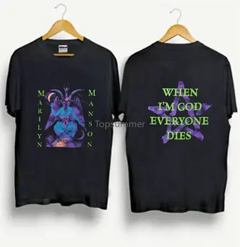 Rare Marilyn Manson God Everyone 1996 m. marškinėlių perspausdinimas