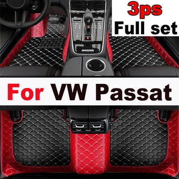 Automobilių grindų kilimėliai VW Volkswagen Passat 2011 2012 2013 2014 2015 2016 2017 Individualūs pėdų pagalvėlės Kilimų dangtis Interjero aksesuarai