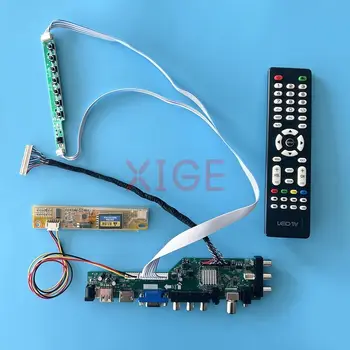 LCD tvarkyklės plokštė tinka B141PW01 B141PW02 B141PW03 IR+AV+USB+HDMI+VGA 1440*900 1CCFL LCD monitoriaus skaitmeninio signalo DVB rinkinys 30Pin LVDS